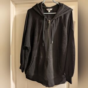 Joy Lab full zip hoodie.  Large.  Black